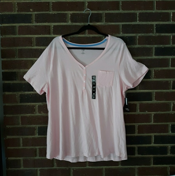 new directions Other - Light Pink Pajama Top XL Sleepwear Shirt